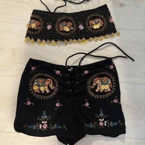 HER PONY Elegant elephant Rave set.